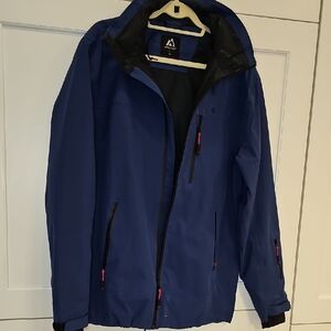 Apricoat Men's Blue and Black Performance Jacket